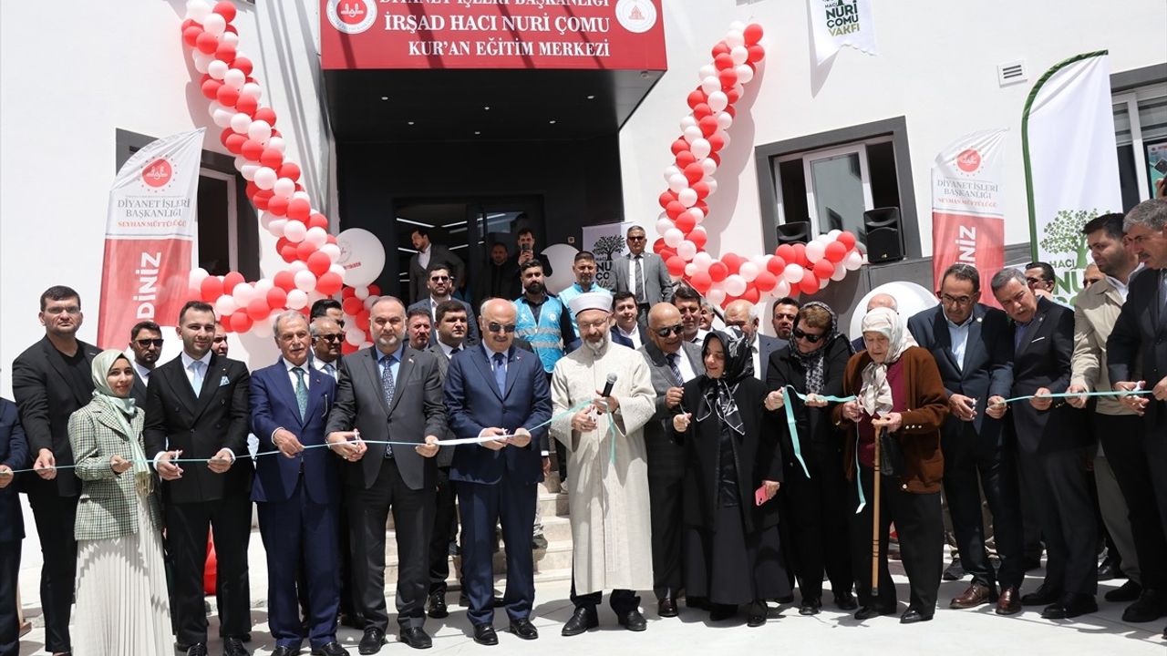 Diyanet İşleri Başkanı Ali Erbaş, Adana'da Kur'an Eğitim Merkezi ve Camii Açılışında Konuştu