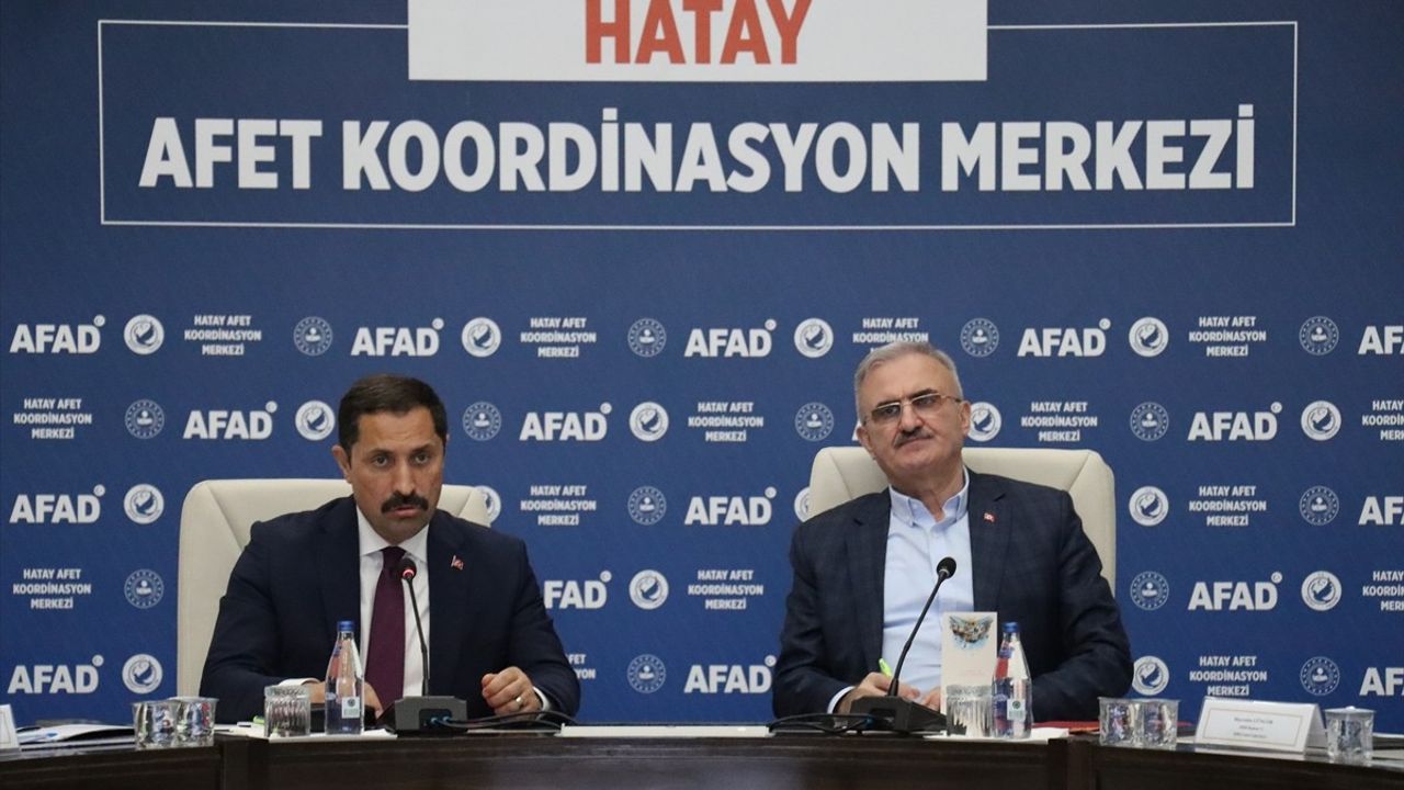 İçişleri Bakan Yardımcısı Karaloğlu Hatay'da İncelemede Bulundu
