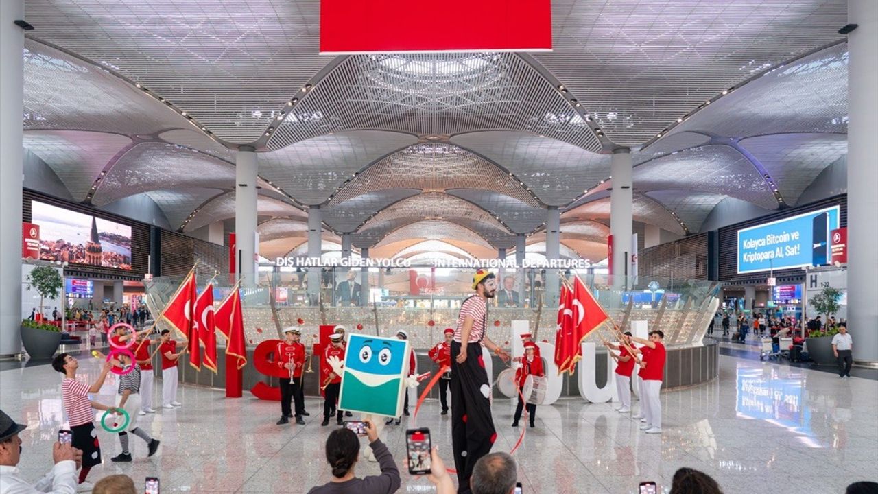 İstanbul Havalimanı'nda 23 Nisan Bayramı Kutlaması