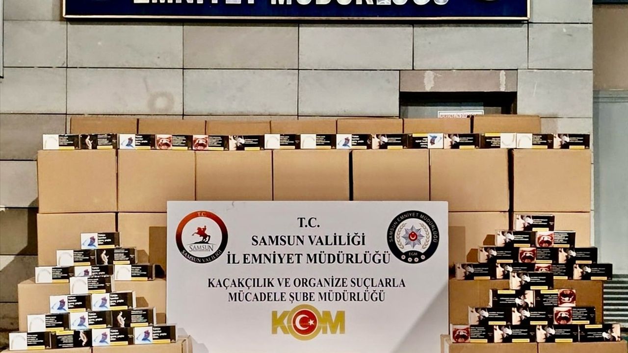 Samsun'da Dev Makaron Operasyonu