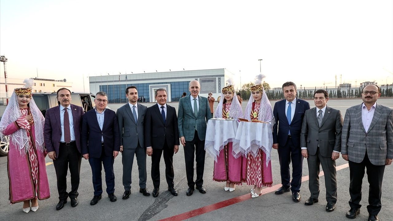 TBMM Başkanı Numan Kurtulmuş Özbekistan'da
