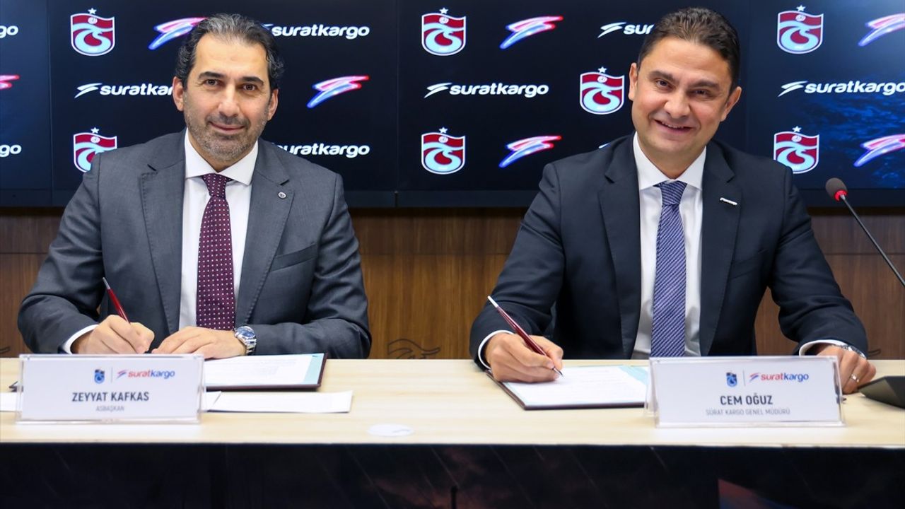 Trabzonspor ve Sürat Kargo Arasında Önemli Sponsorluk Anlaşması