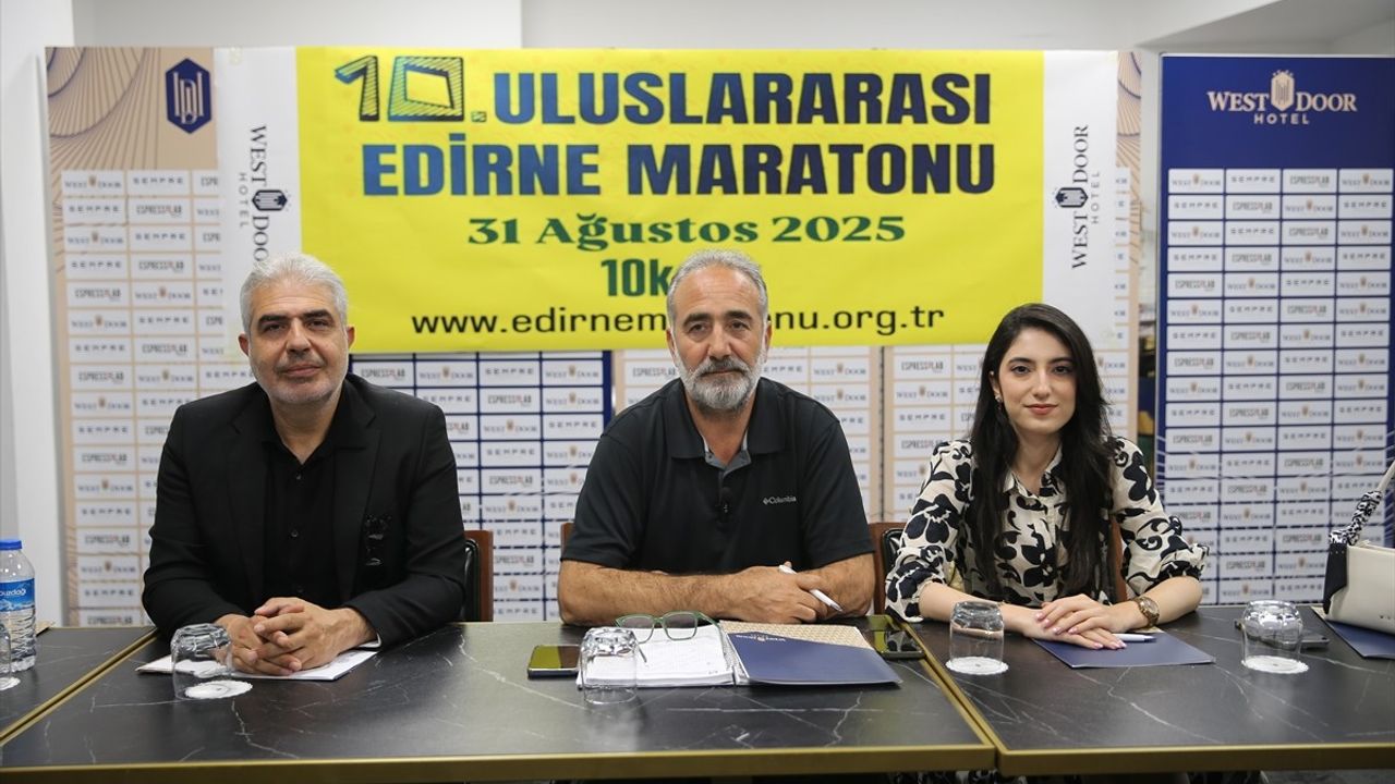 10. Uluslararası Edirne Maratonu Başlıyor