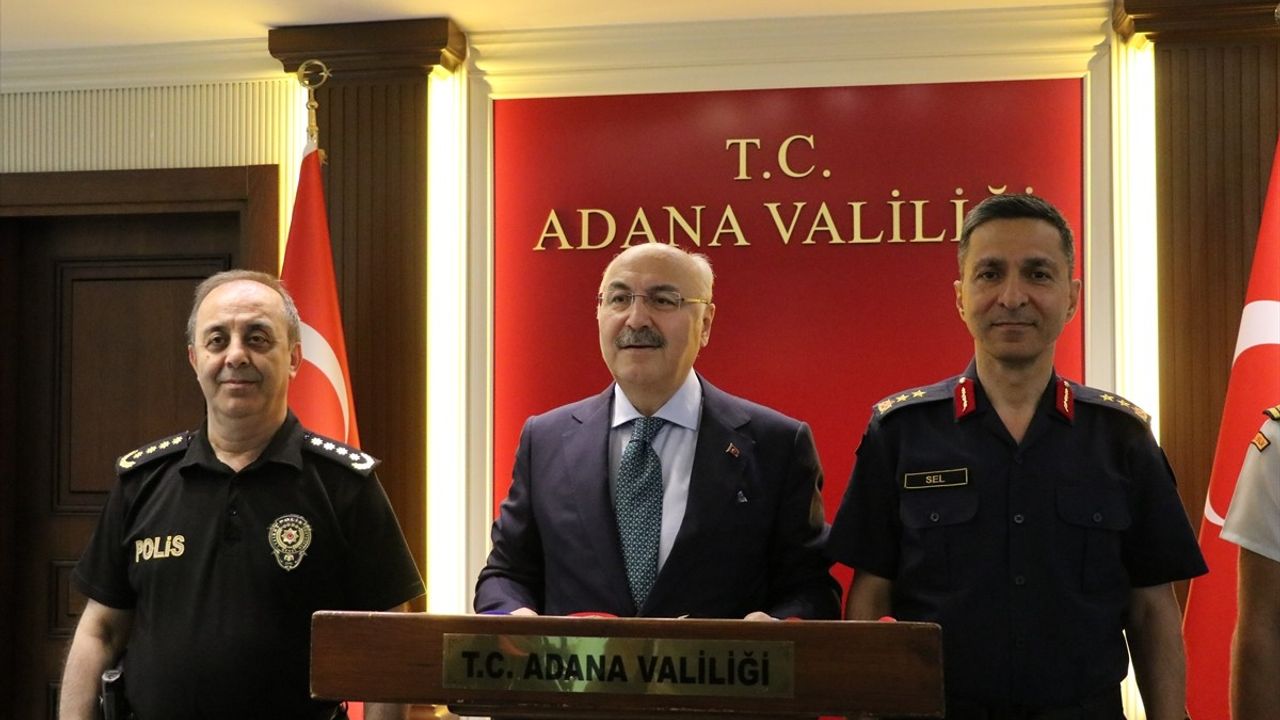Adana Valisi Köşger'in Asayiş Değerlendirmesi