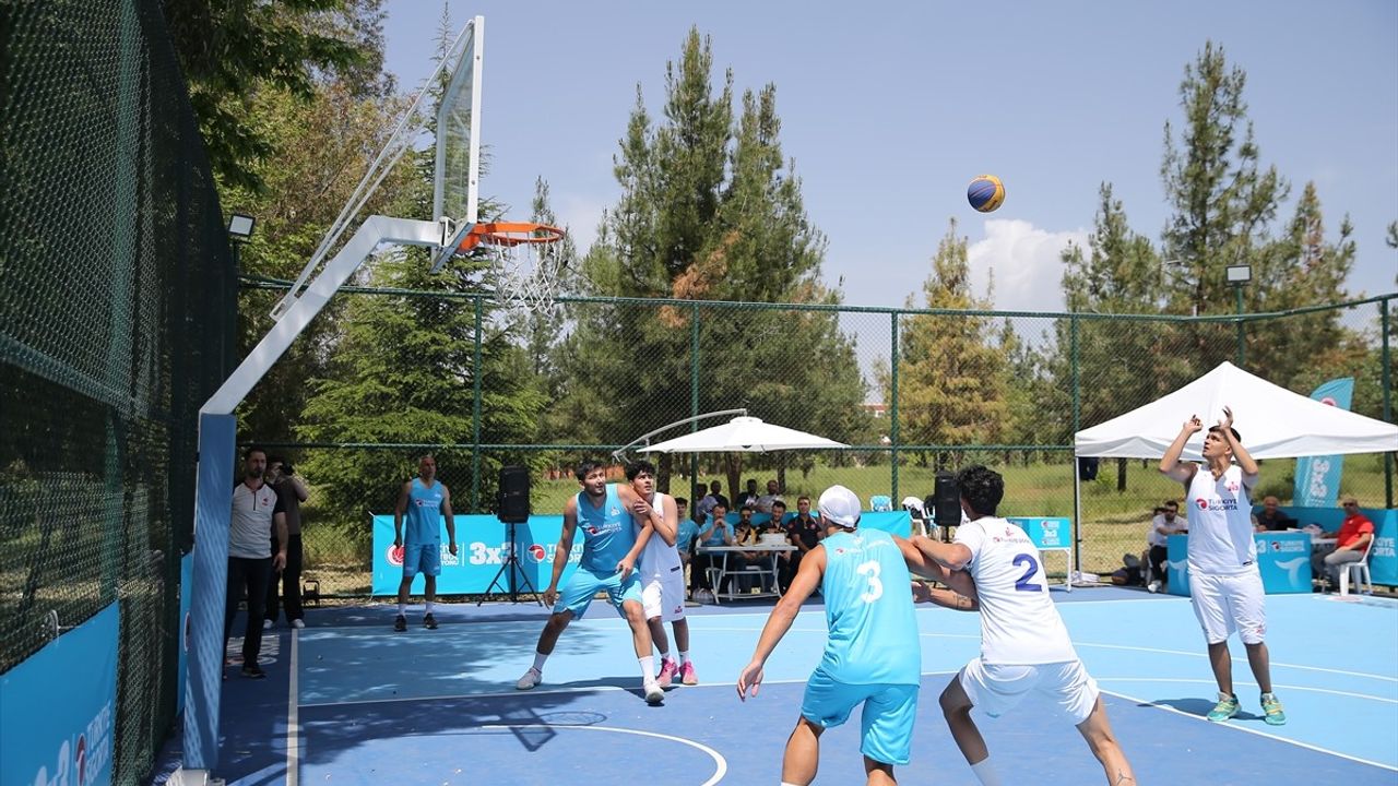 Adıyaman'da Türkiye Sigorta 3x3 Basketbol Turnuvası Heyecanı