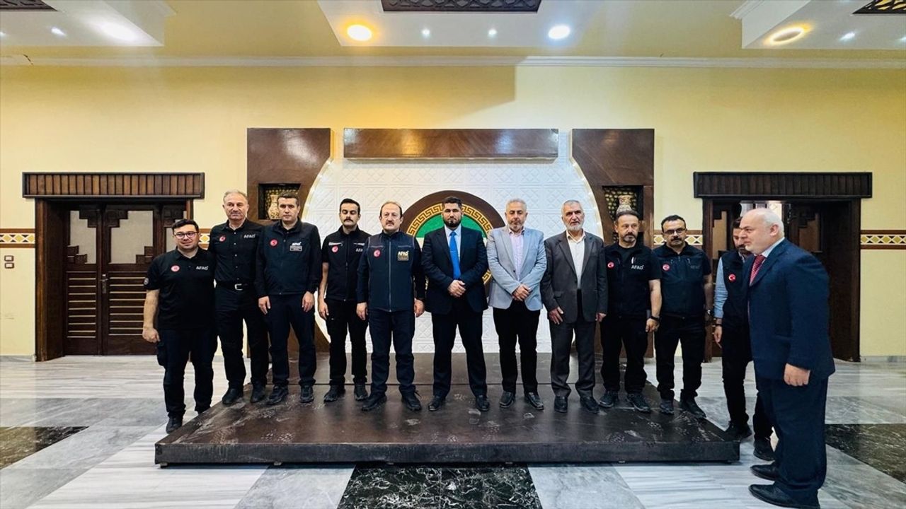 AFAD Başkanı Ali Hamza Pehlivan'dan İdlib Valiliğine Ziyaret