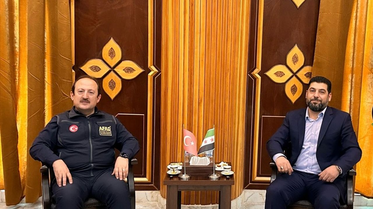 AFAD Başkanı Pehlivan'dan Lazkiye Valiliği Ziyareti