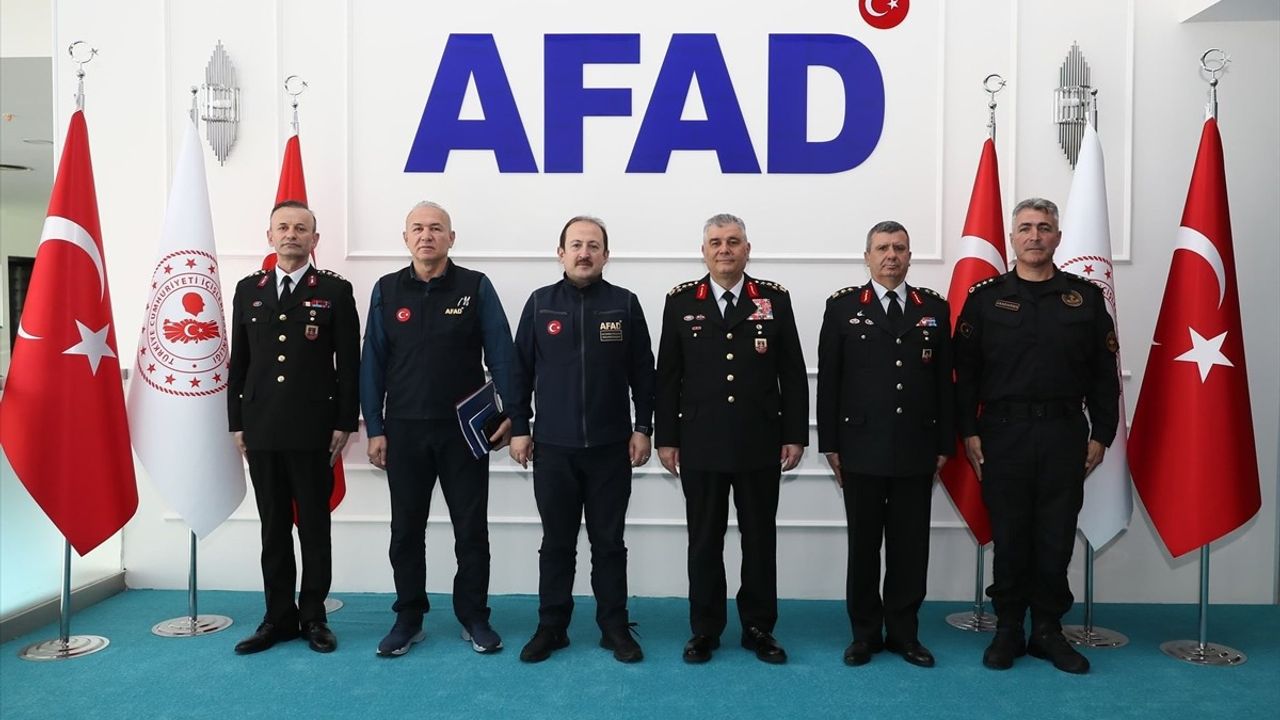AFAD ve Jandarma Ortaklıkla Afet Yönetimini Güçlendiriyor
