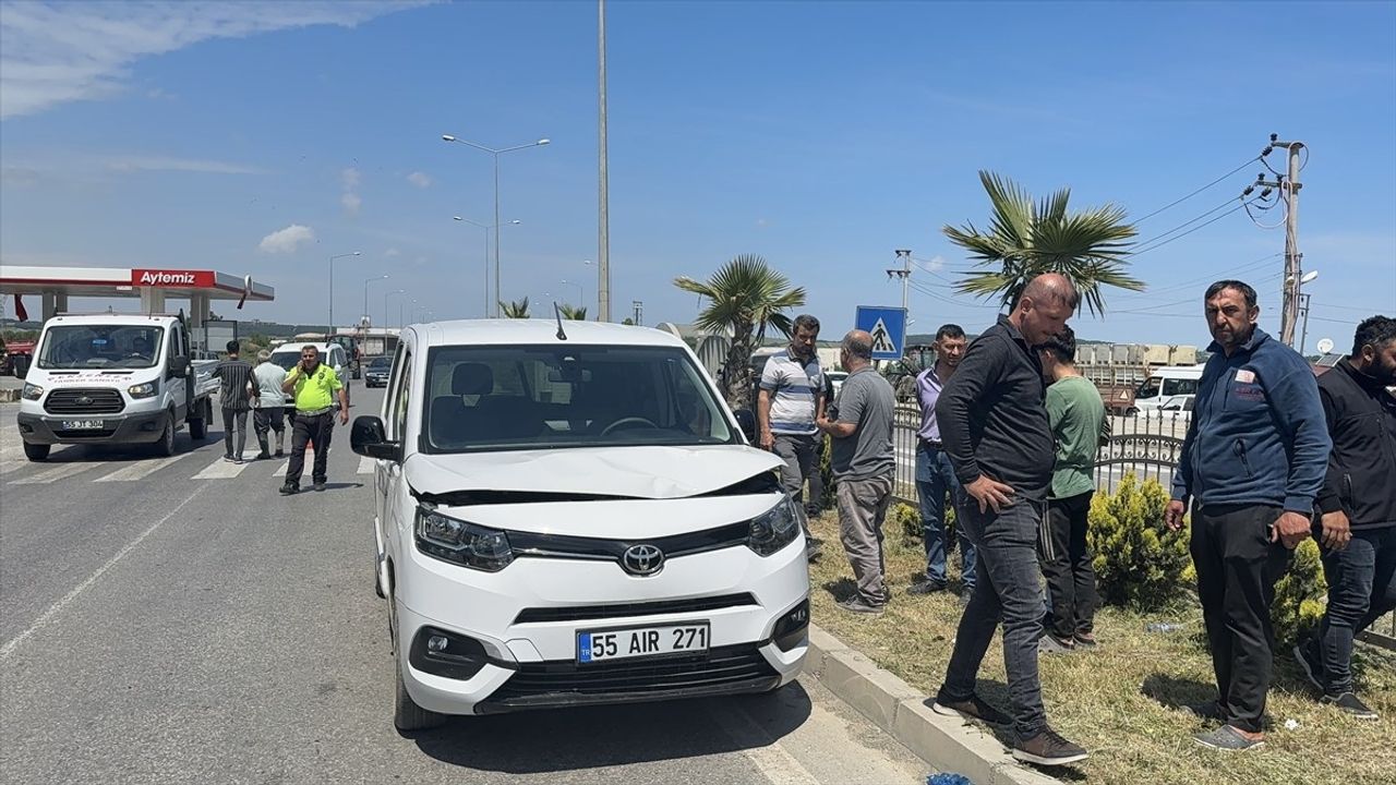 Bafra'da Bisiklet Sürücüsü Trafik Kazasında Hayatını Kaybetti