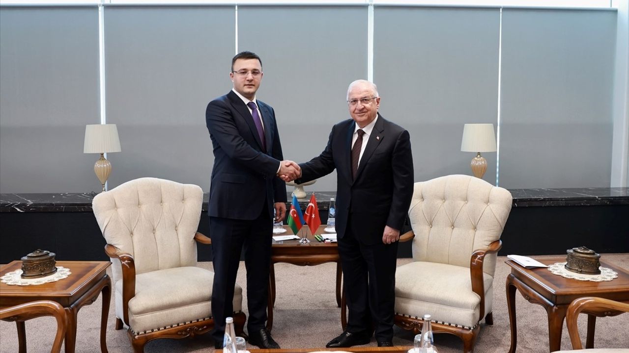 Bakan Güler, Azerbaycan’ın Savunma Bakan Yardımcısını Ağırladı