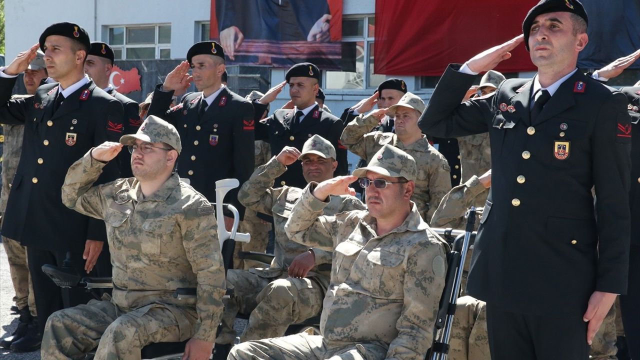 Bitlis'te Engellilere Temsili Askerlik Töreni