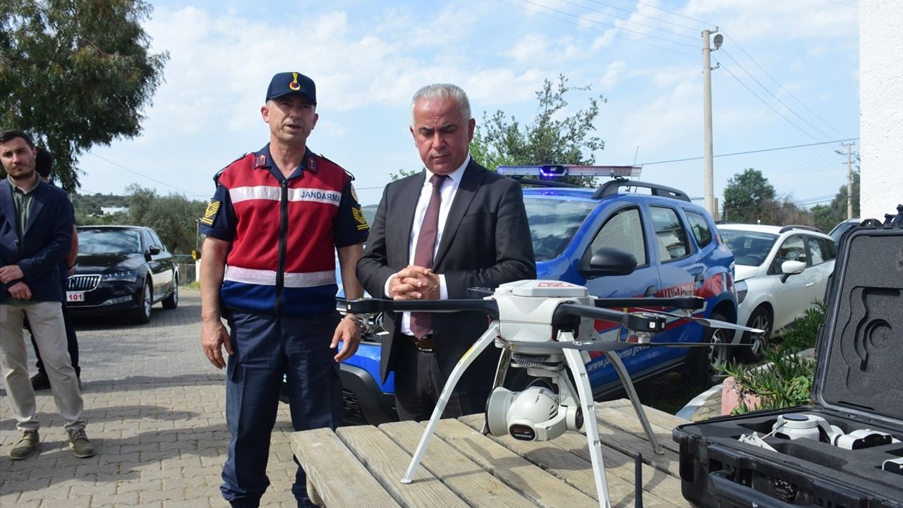 Bodrum'da Orman Yangınlarına Karşı Hava ve Kara Denetimleri Artıyor