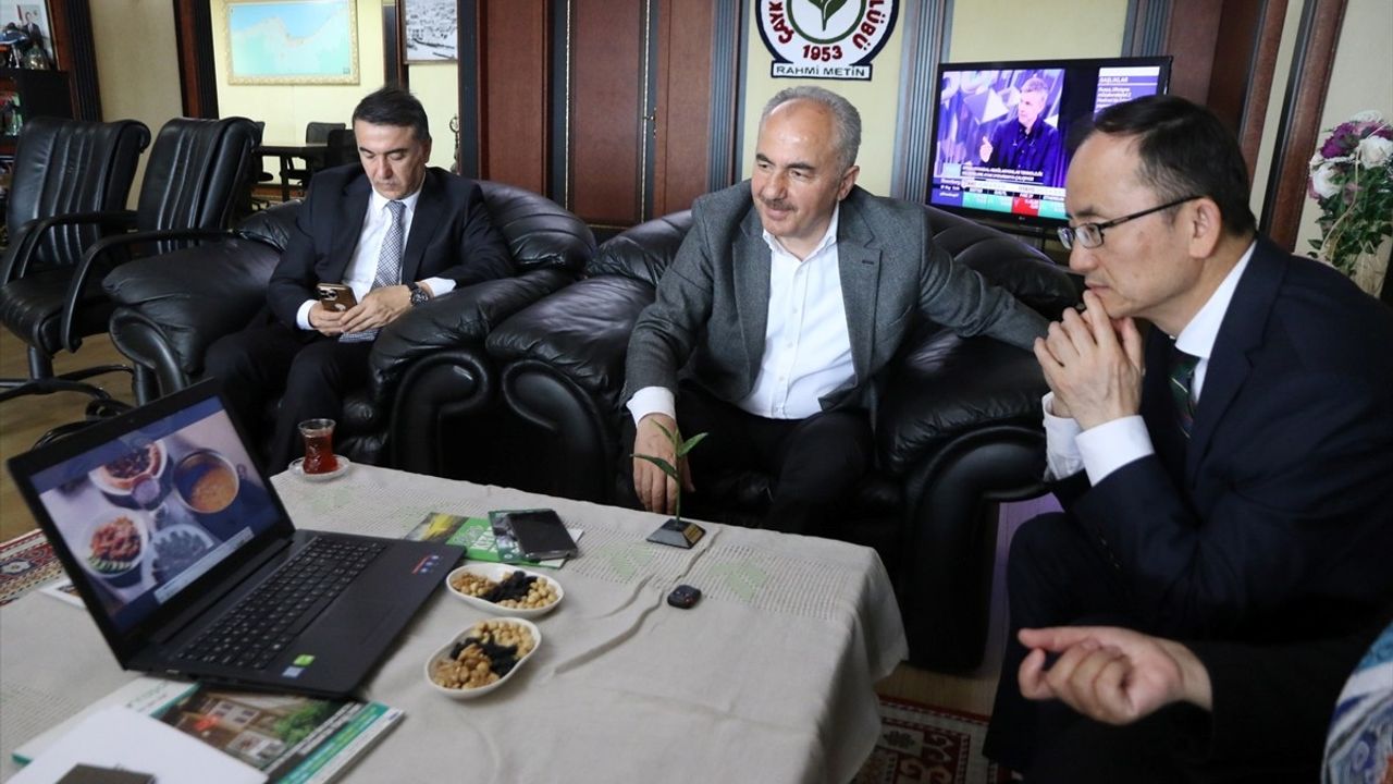 Çin Büyükelçisi Jiang Xuebin Rize'yi Ziyaret Etti