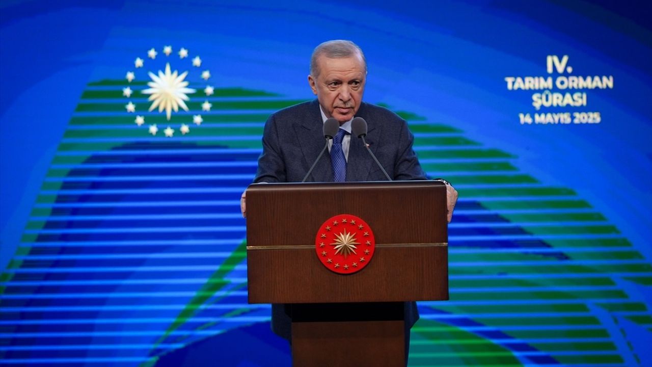 Cumhurbaşkanı Erdoğan'dan Tarım Orman Şurası Açıklamaları