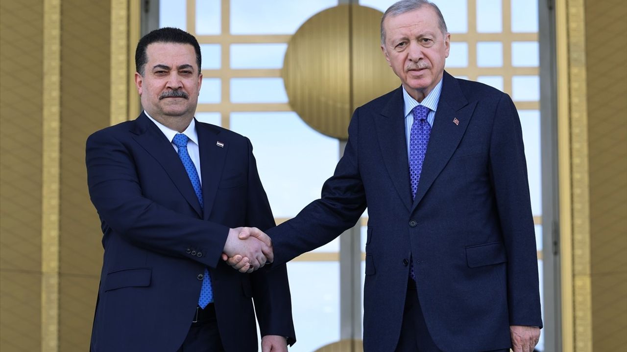 Cumhurbaşkanı Erdoğan Irak Başbakanı Sudani'yi Karşıladı