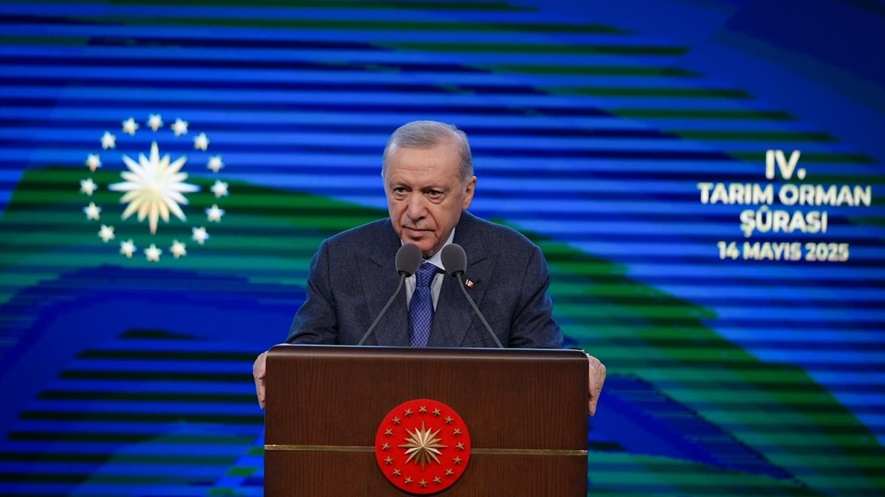 Cumhurbaşkanı Erdoğan Tarım Orman Şurası'nda Çiftçilere Selam Gönderdi