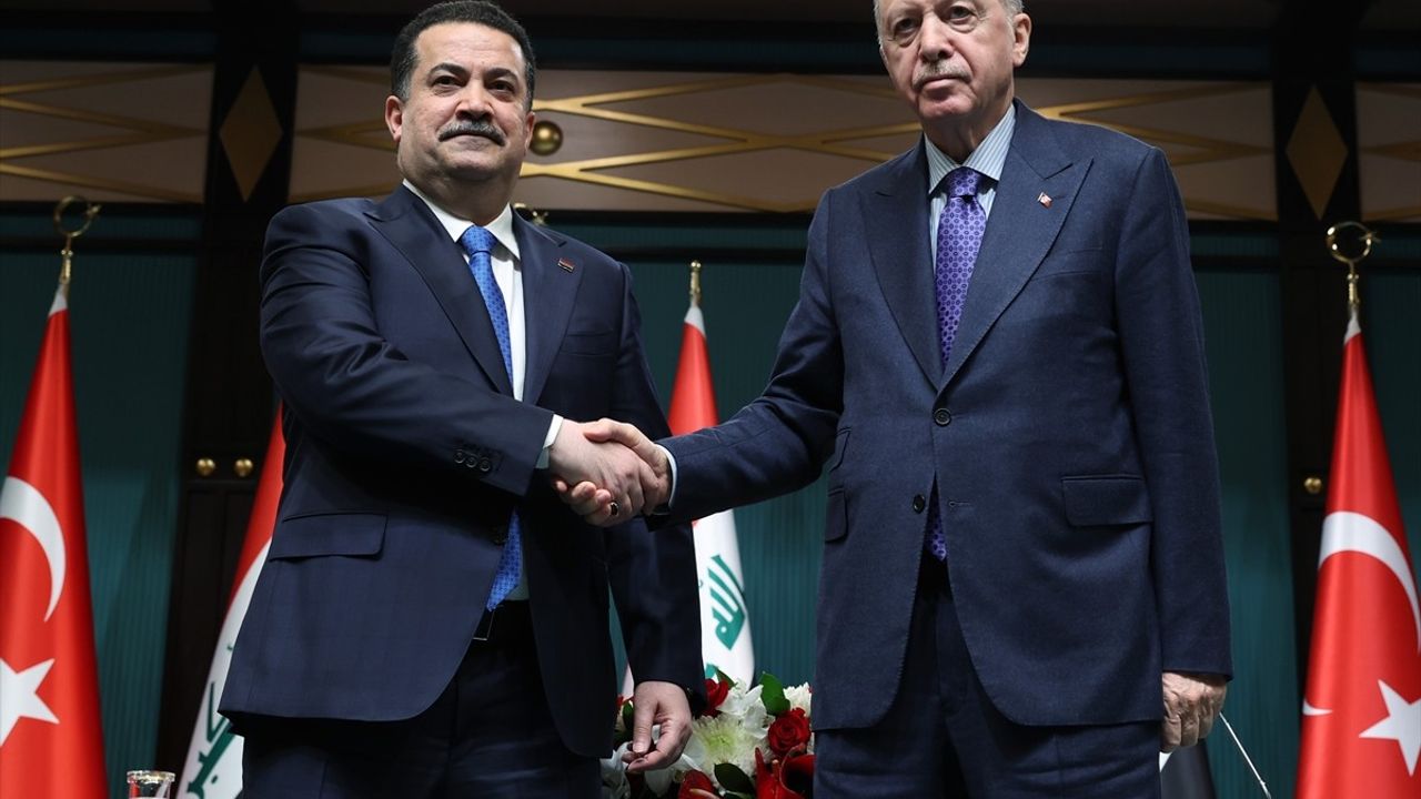 Cumhurbaşkanı Erdoğan ve Irak Başbakanı Sudani Ortak Basın Toplantısında Terörle Mücadele Vurgusu