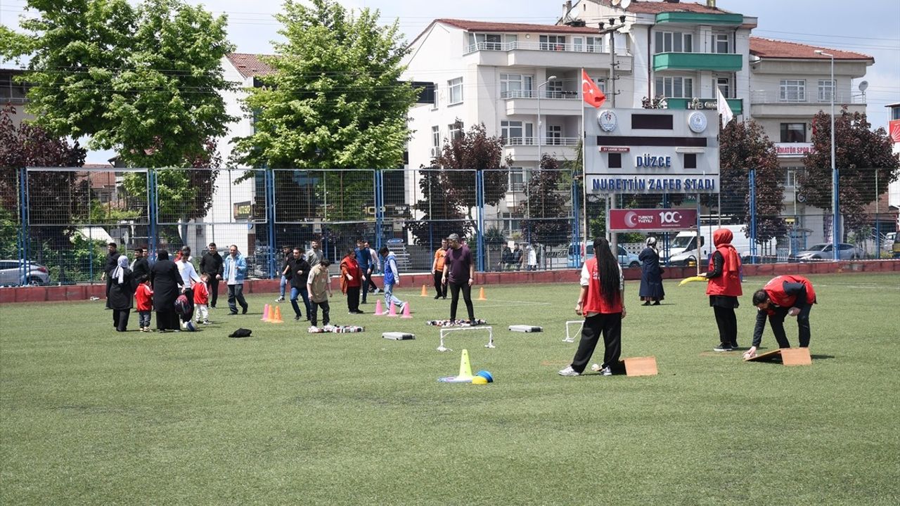 Düzce'de Özel Bireylere Spor Etkinlikleri Düzenlendi