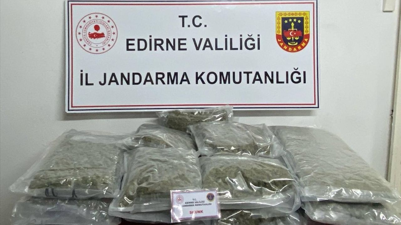 Edirne'de Kaçak Skunk Operasyonu: 16.5 Kilo Ele Geçirildi