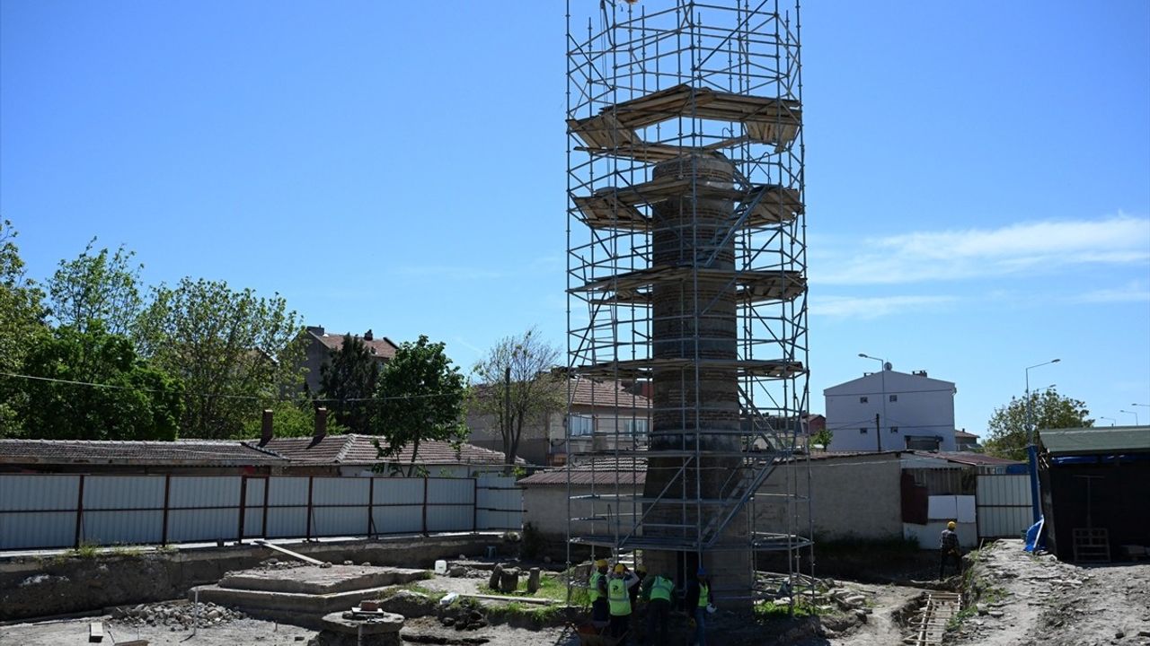 Edirne'de Şeyh Şüceaddin Camisi'nin Restorasyonu Devam Ediyor