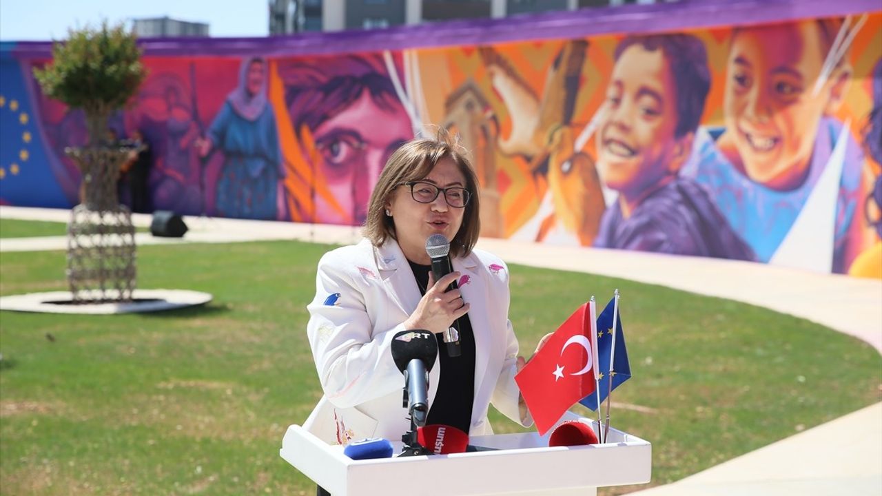 Gaziantep'te AB-Türkiye Sanat Duvarı Açıldı
