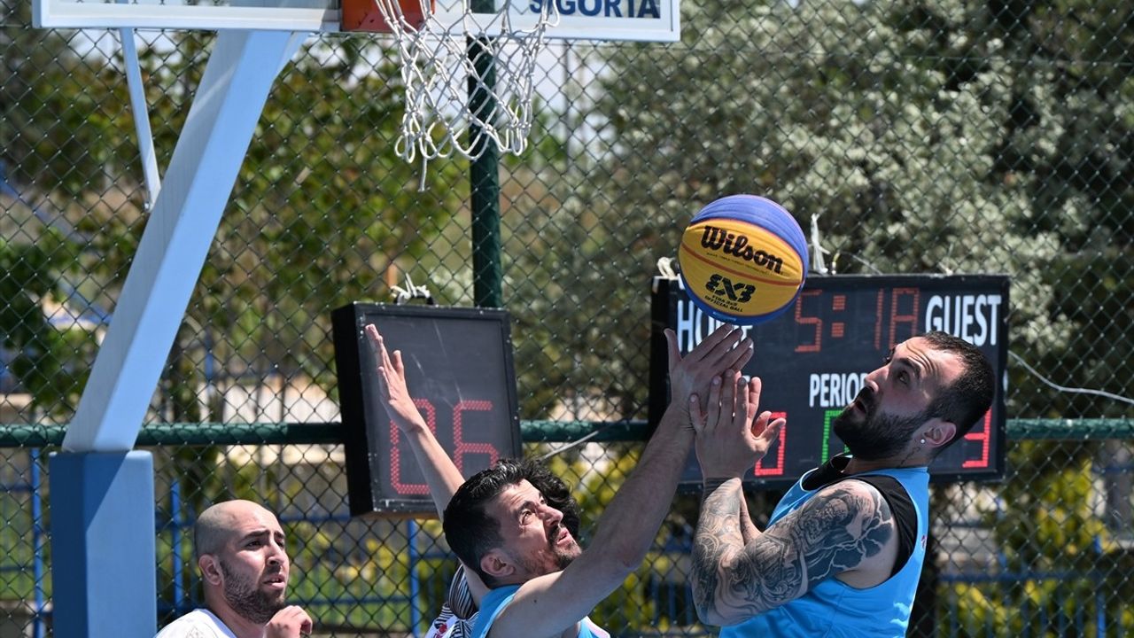 Gaziantep'te Türkiye Sigorta 3x3 Basketbol Turnuvaları Devam Ediyor