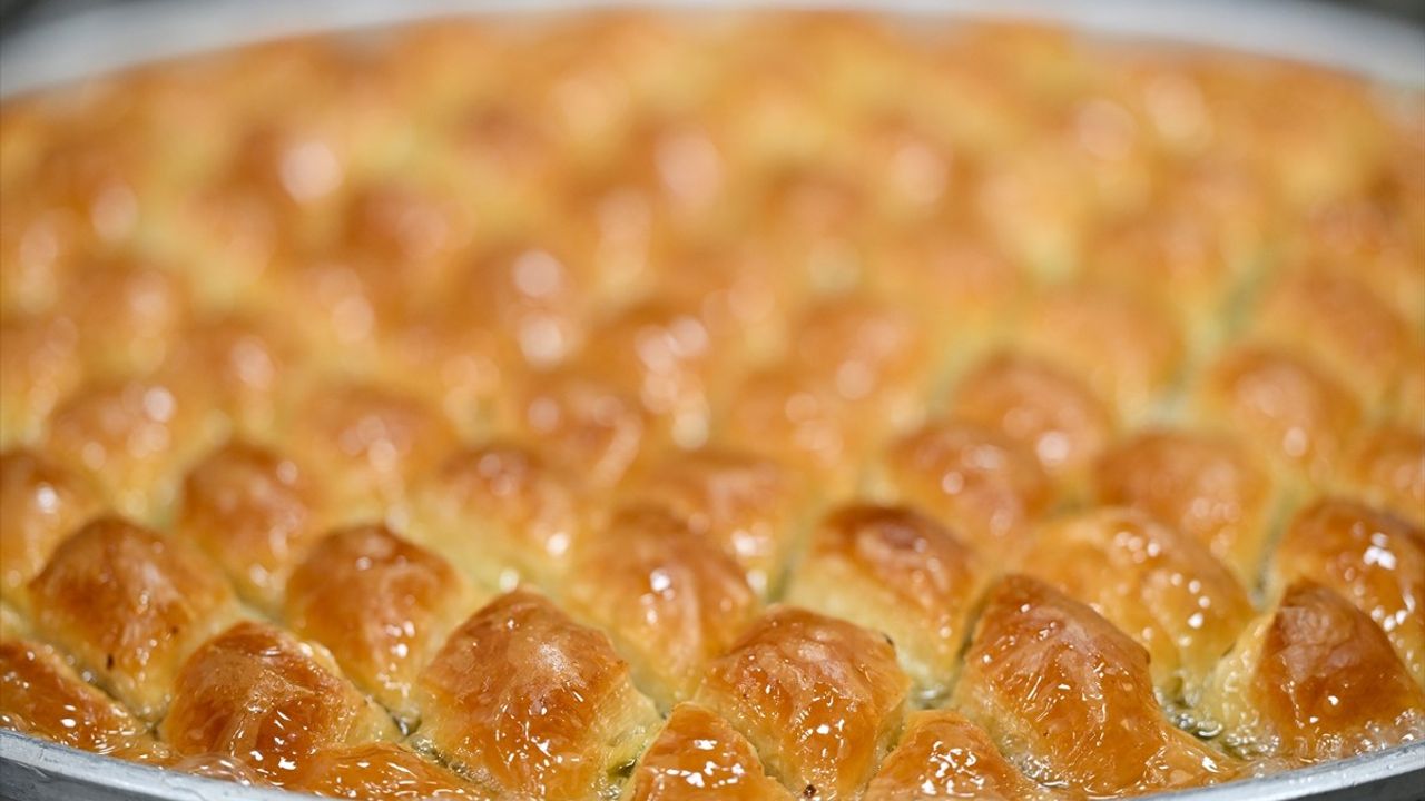 Gaziantepli Baklavacılarda Bayram Hazırlıkları İştah Kabartıyor
