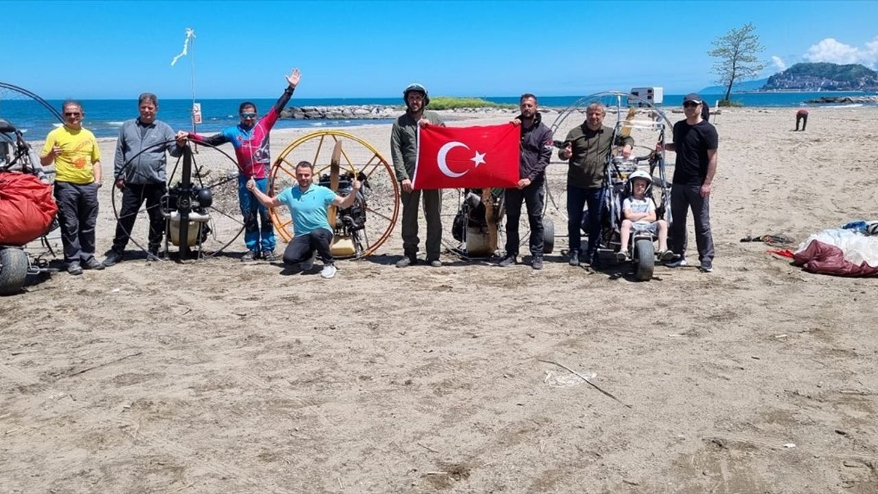 Giresun'da Paramotor Kazası: Denize Düştü