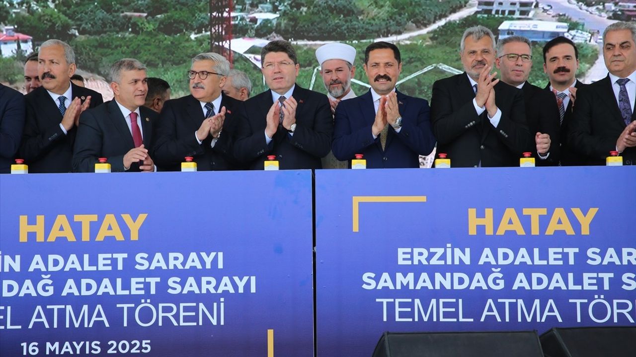 Hatay'da Adalet Sarayı Temel Atma Töreni