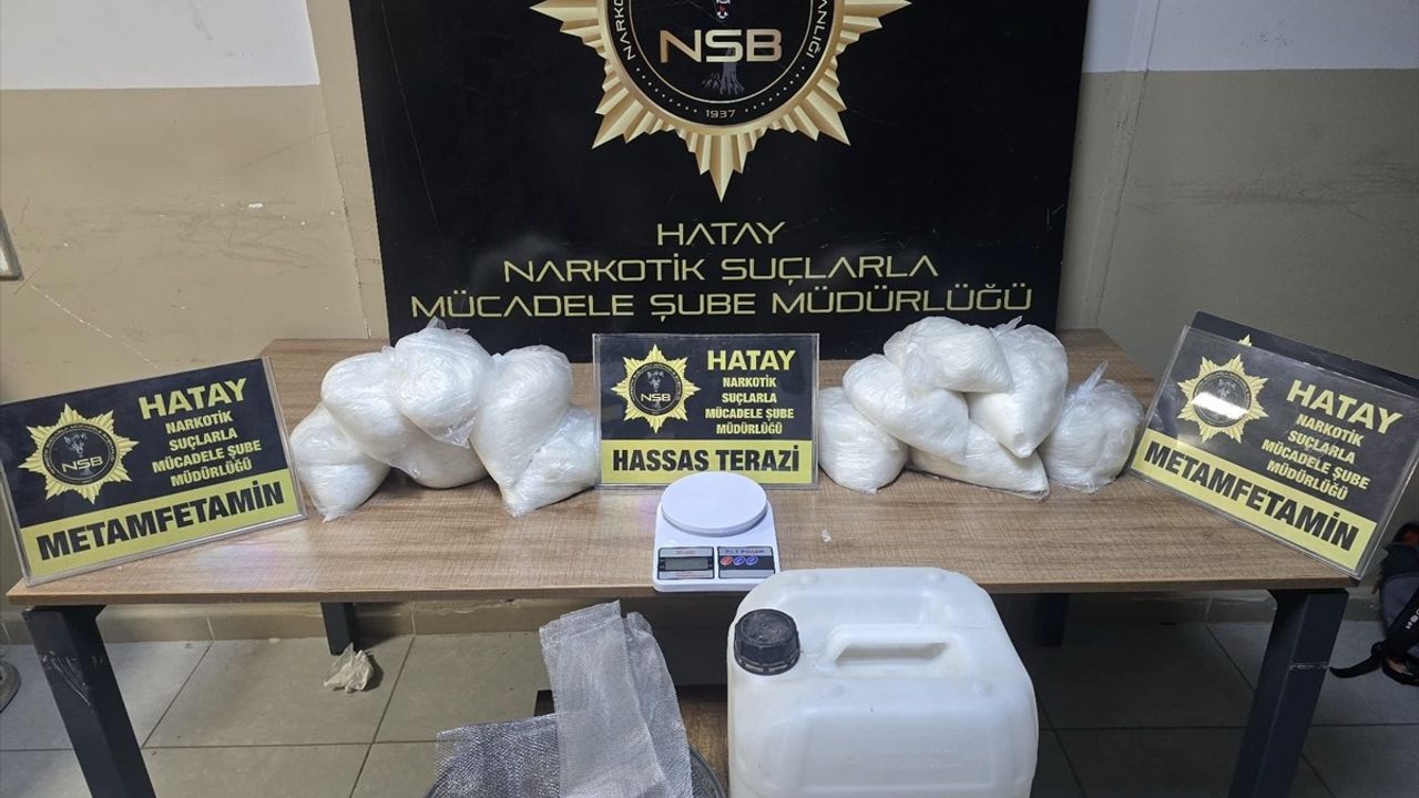 Hatay'da Büyük Uyuşturucu Operasyonu