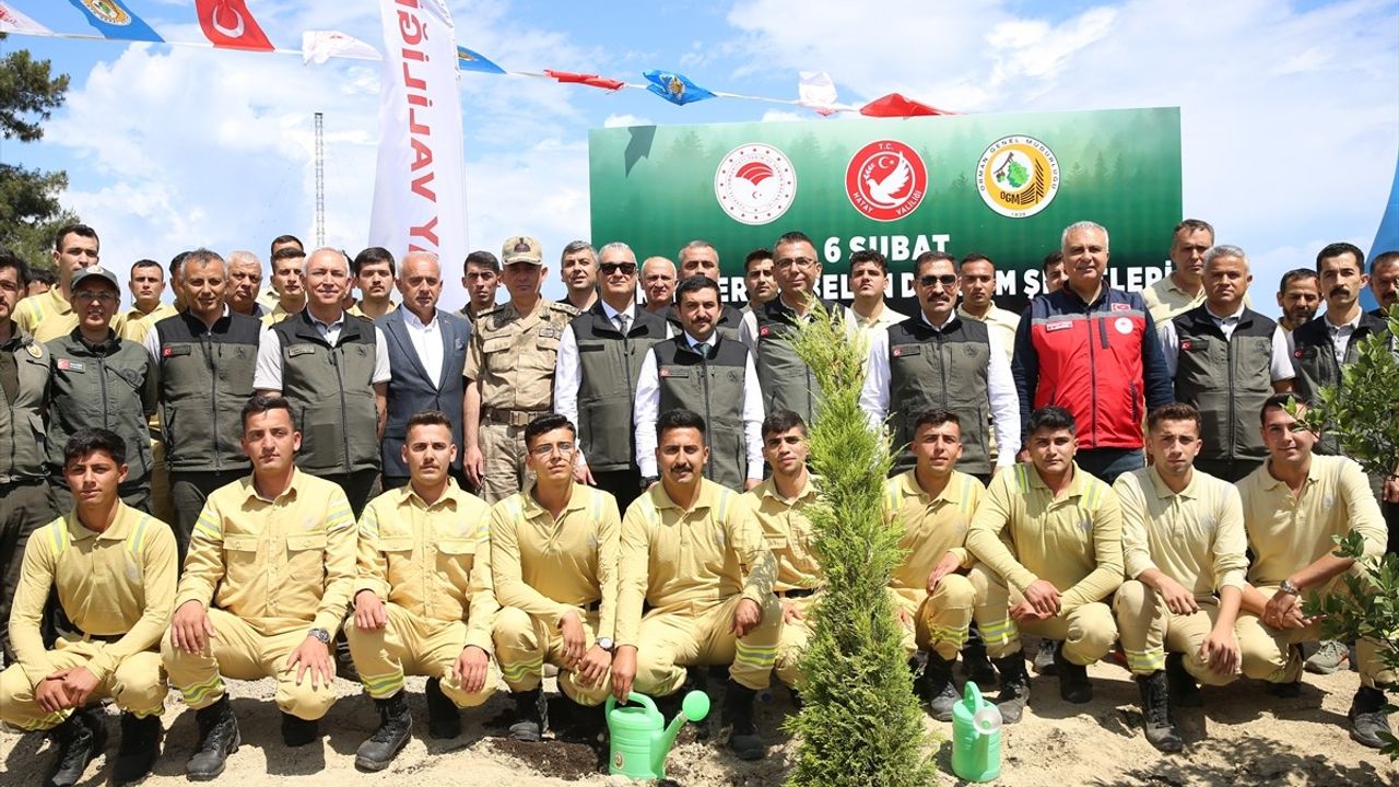 Hatay'da Deprem Şehitleri Anısına Hatıra Ormanı