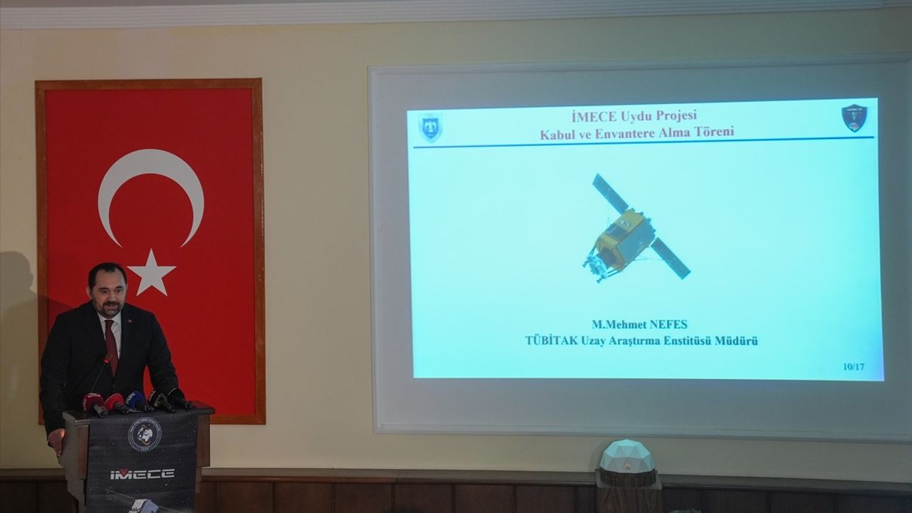 Hava Kuvvetleri Komutanlığı'na Katılan GÖKTÜRK 2B Uydu Sistemi Törenle Tanıtıldı