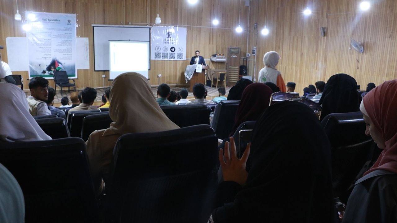 İdlib Üniversitesi Öğrencilerinden Gazze İçin Destek Etkinliği