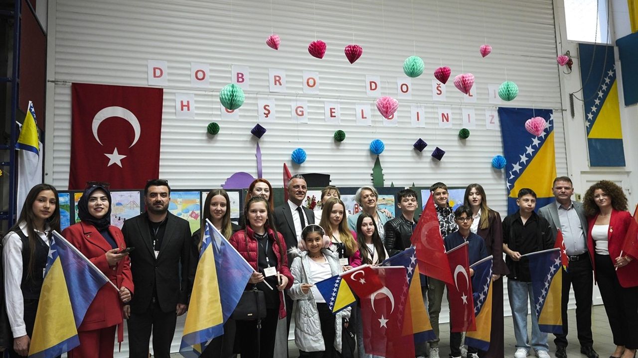 İstanbul ve Saraybosnalı Öğrenciler Kardeş Okul Projesinde Buluştu