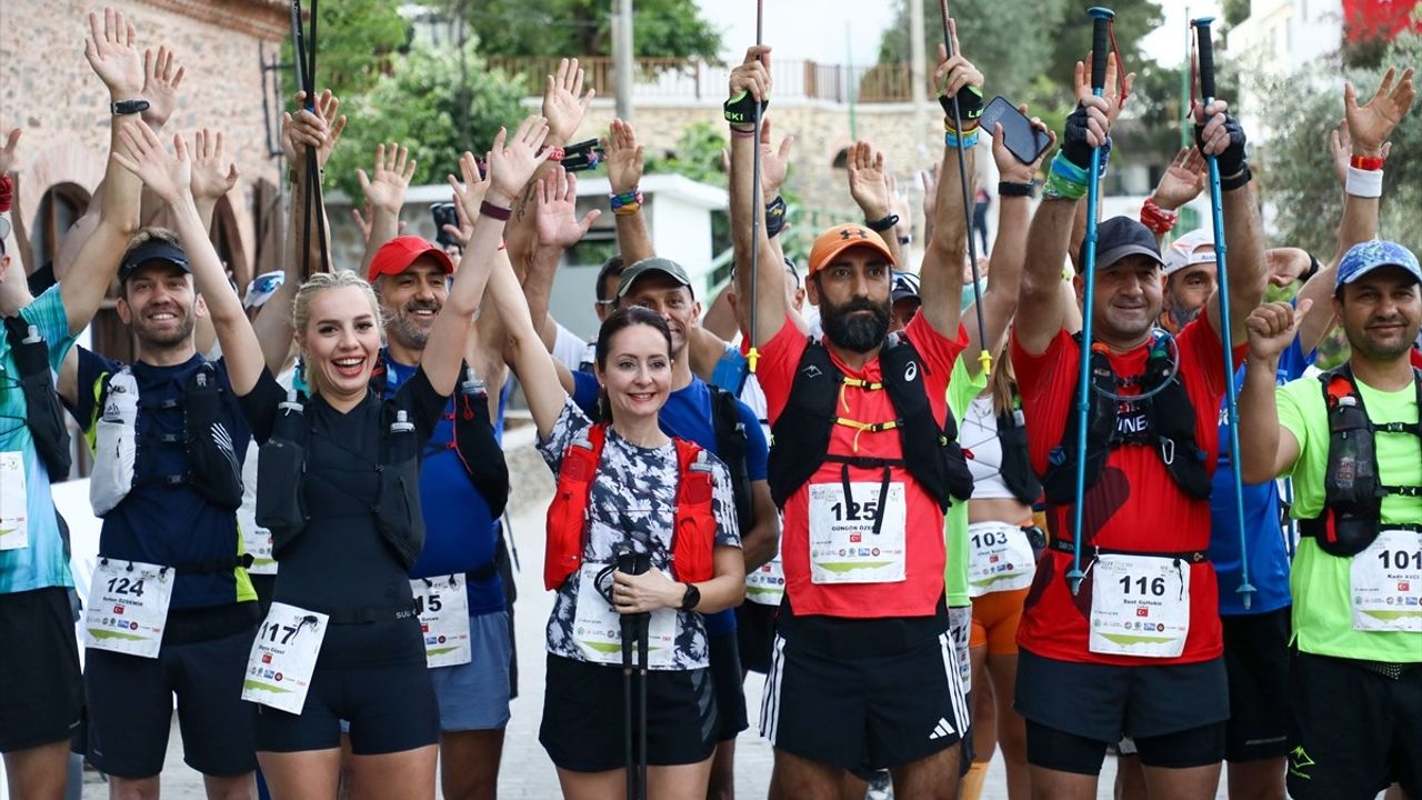 İzmir'de Efeler Yolu Ultra Trail Yarışları Başladı