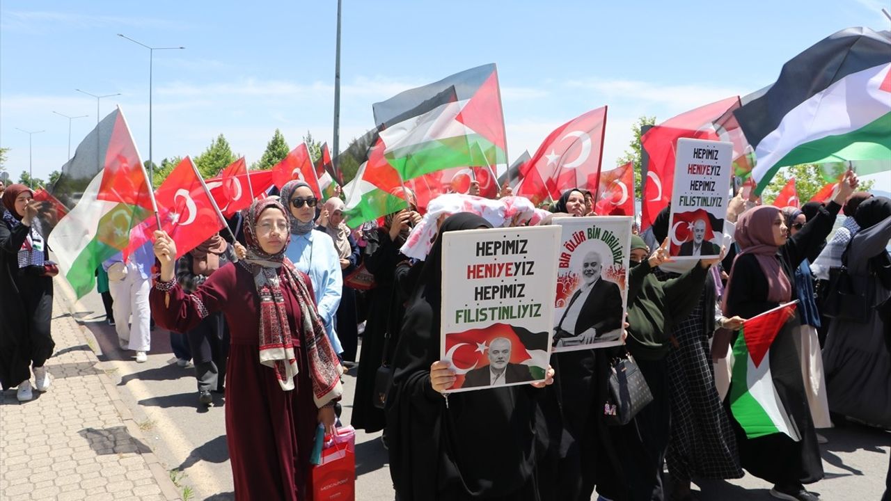Kahramanmaraş'ta Filistin İçin Destek Yürüyüşü