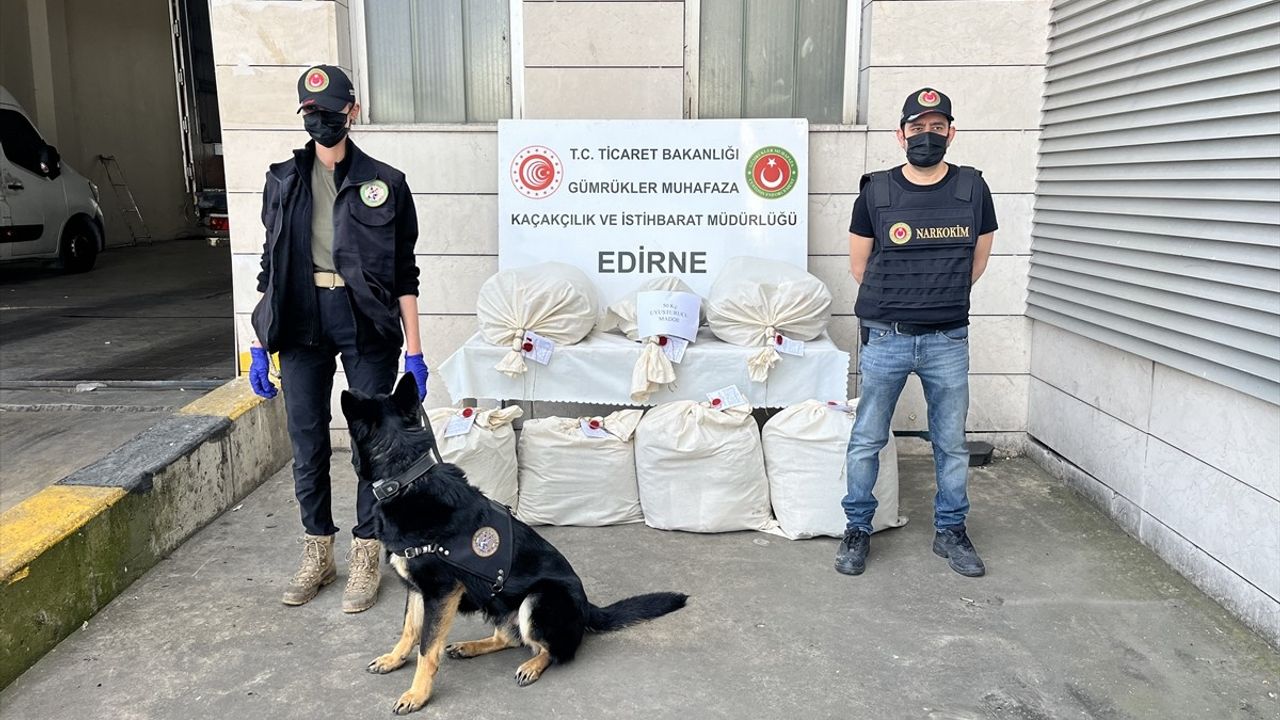 Kapıkule'de Uyuşturucu Operasyonu: 49 Kilo 866 Gram Ele Geçirildi