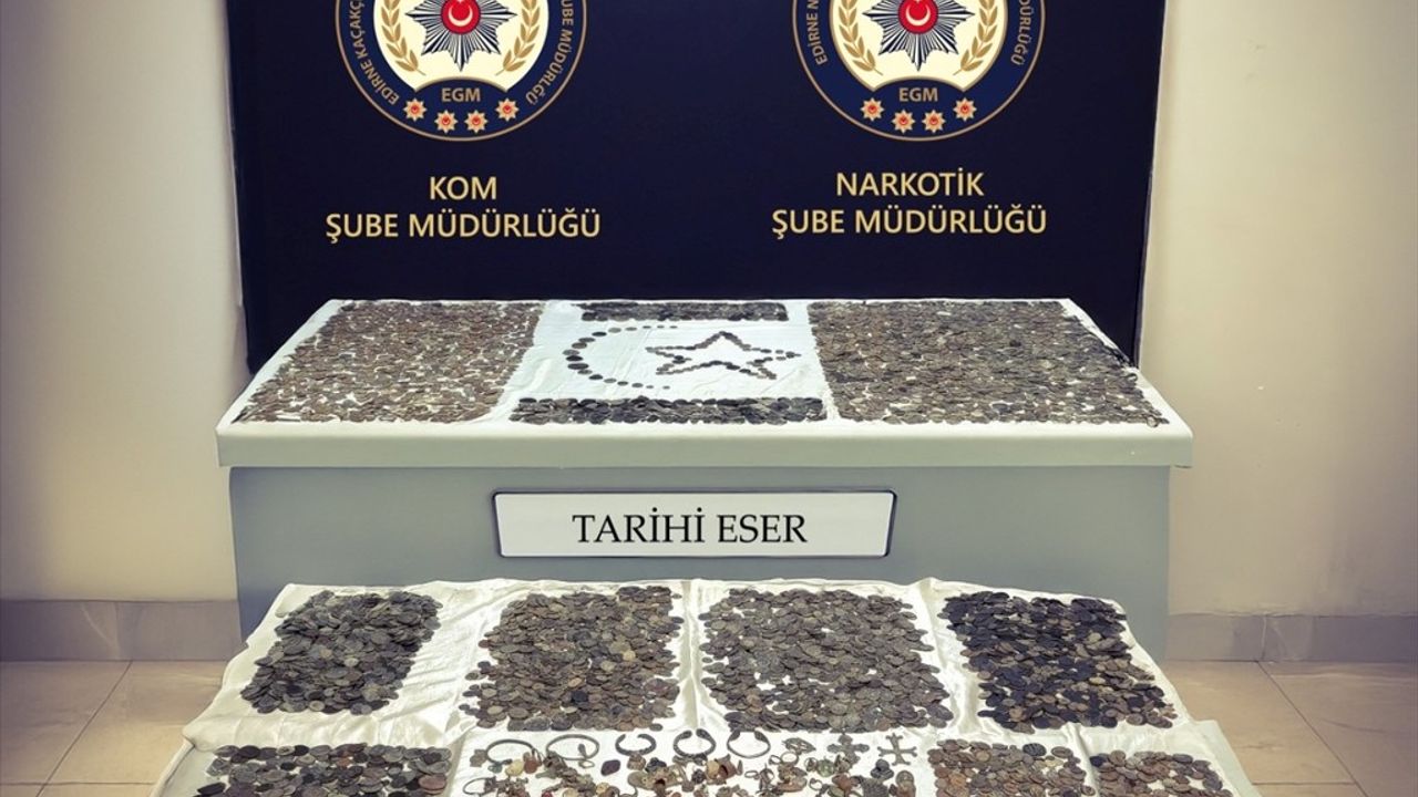 Kapıkule Sınır Kapısı'nda Tarihi Eser Operasyonu