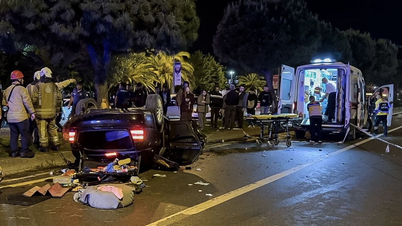 Kartal'daki Trafik Kazasında 5 Yaralı