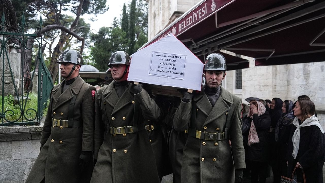 Kıbrıs Barış Harekatı Komutanı İbrahim Neşet İkiz'in Cenaze Töreni