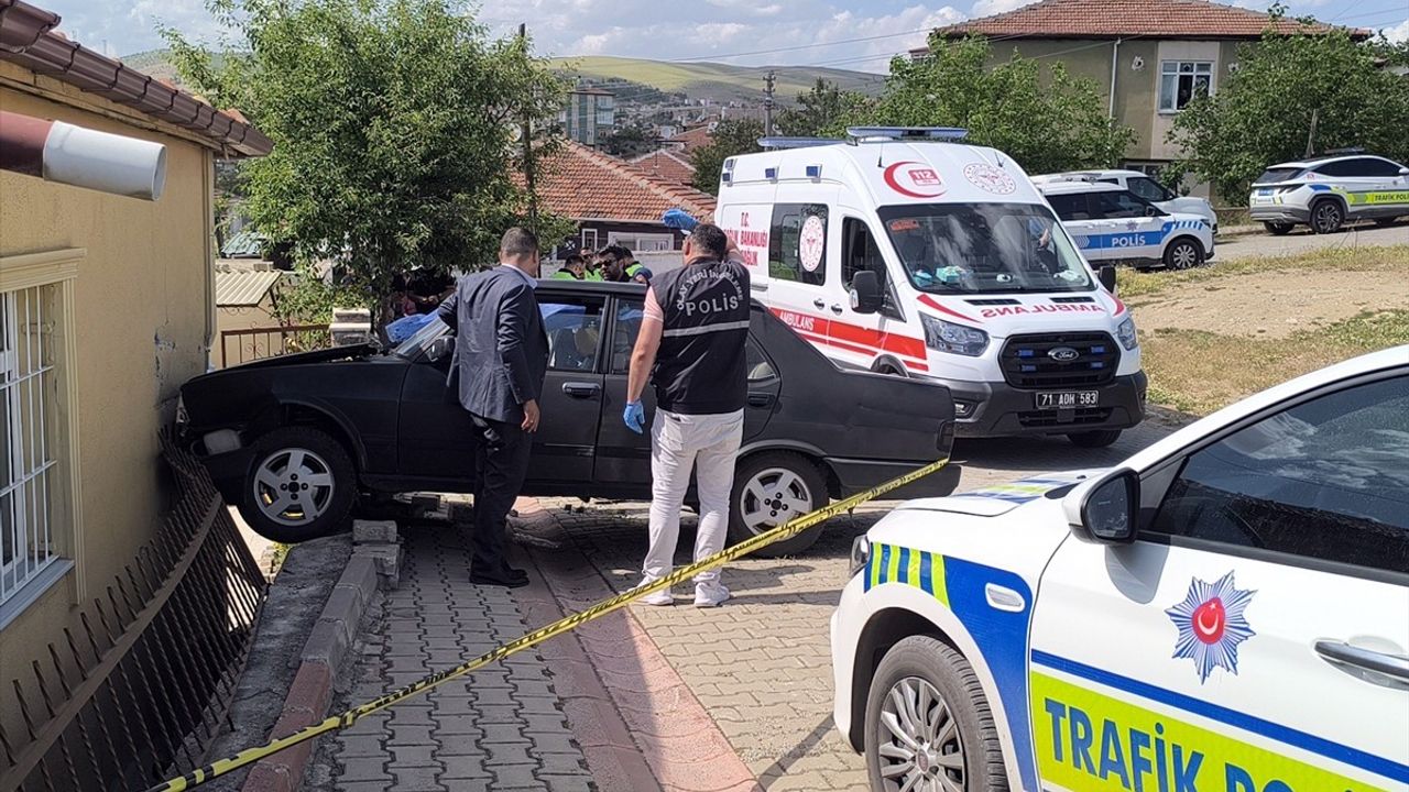 Kırıkkale'de Kalp Krizi Geçiren Sürücü Kaza Yaptı