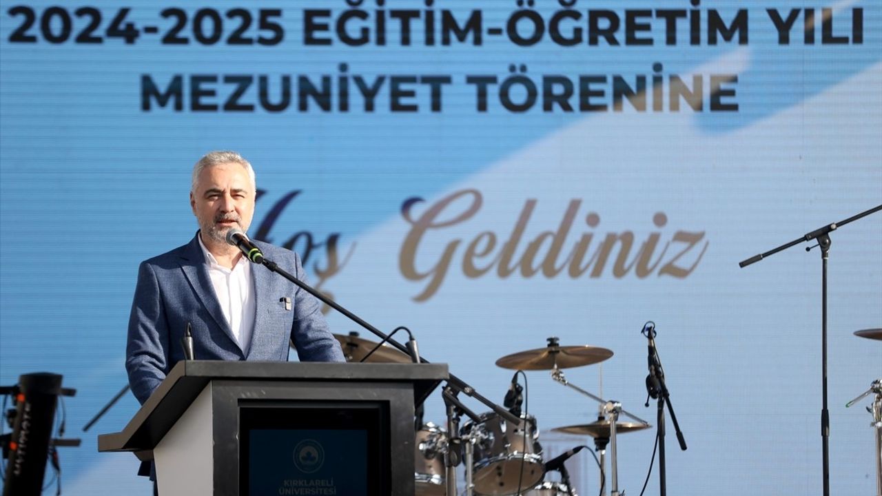 Kırklareli Üniversitesi 2024-2025 Mezuniyet Töreni Coşkuyla Gerçekleşti
