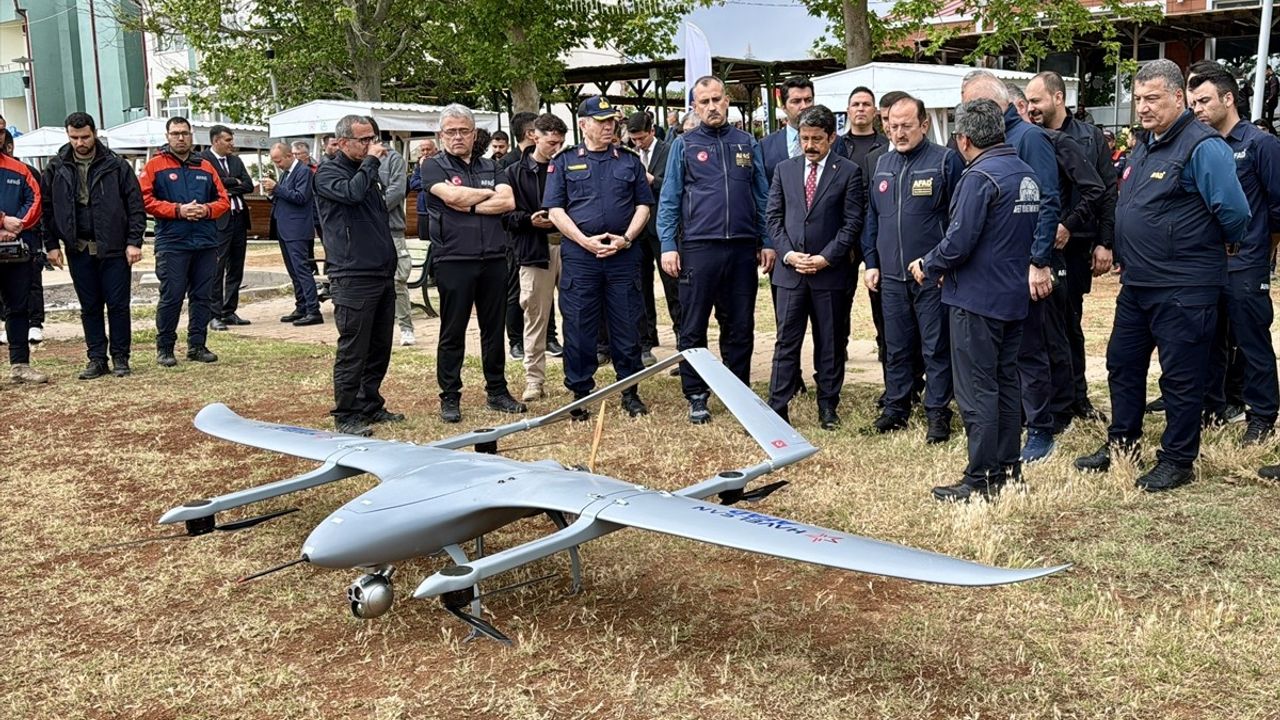 Kırşehir'de Dron ile Kayıp Arama Tatbikatı Tamamlandı