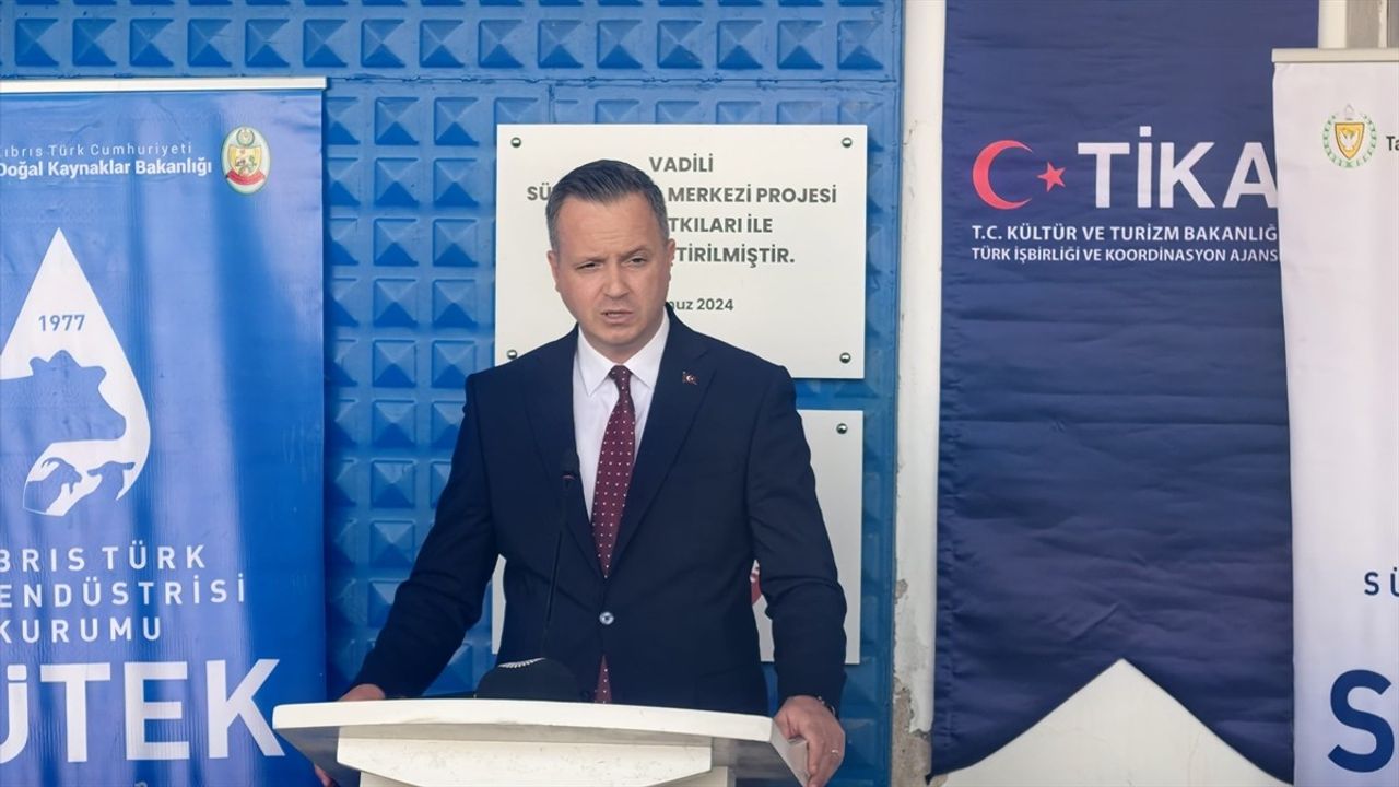 KKTC'de Yeni Süt Toplama Merkezi Açıldı