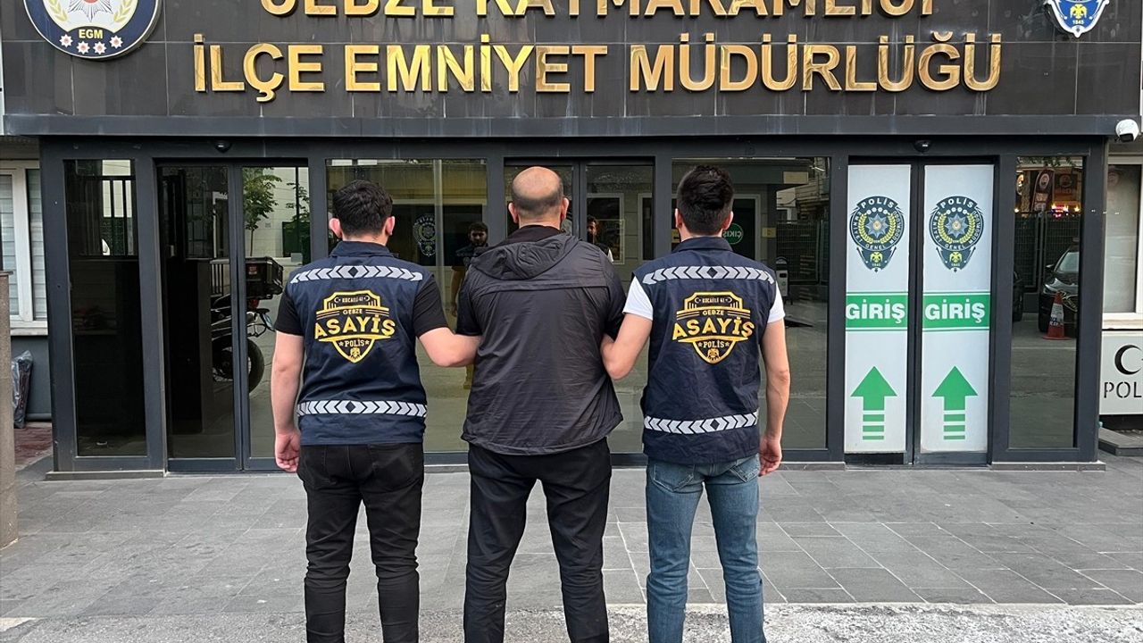 Kocaeli'de 15 Yıl Hapis Cezası Olan Hükümlü Kıskıvrak Yakalandı