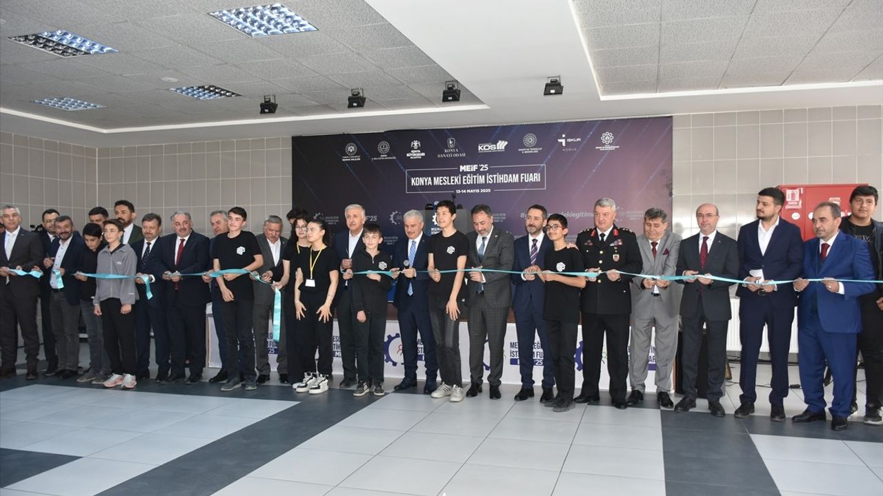 Konya Mesleki Eğitim İstihdam Fuarı açıldı