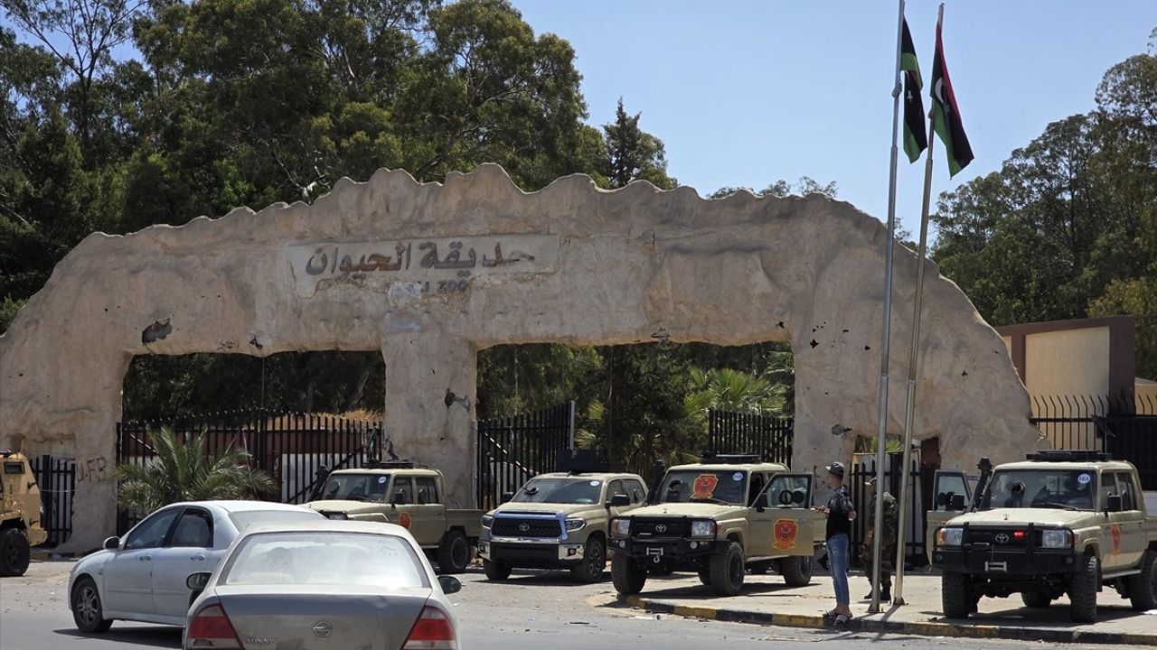 Libya'da Emniyet Güçlerinin Kontrol Altına Aldığı Bölgeler Görüntülendi
