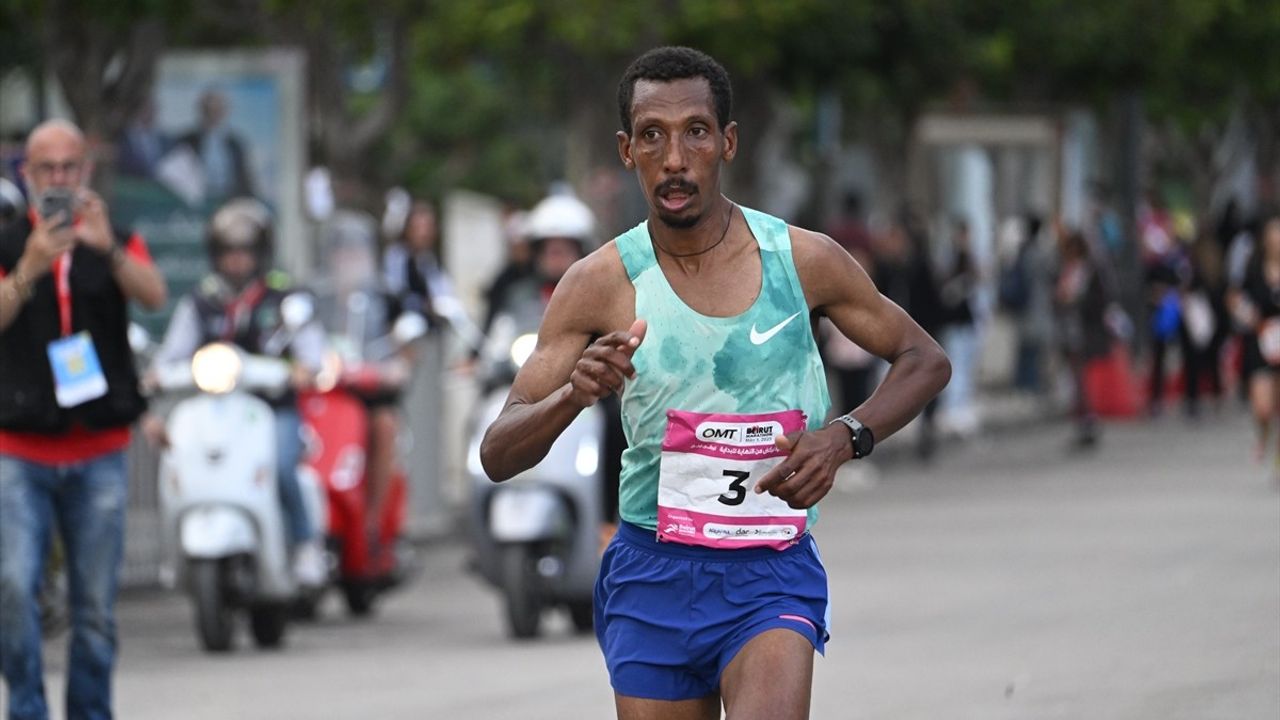 Lübnan'da 21. Uluslararası Beyrut Maratonu Gerçekleştirildi