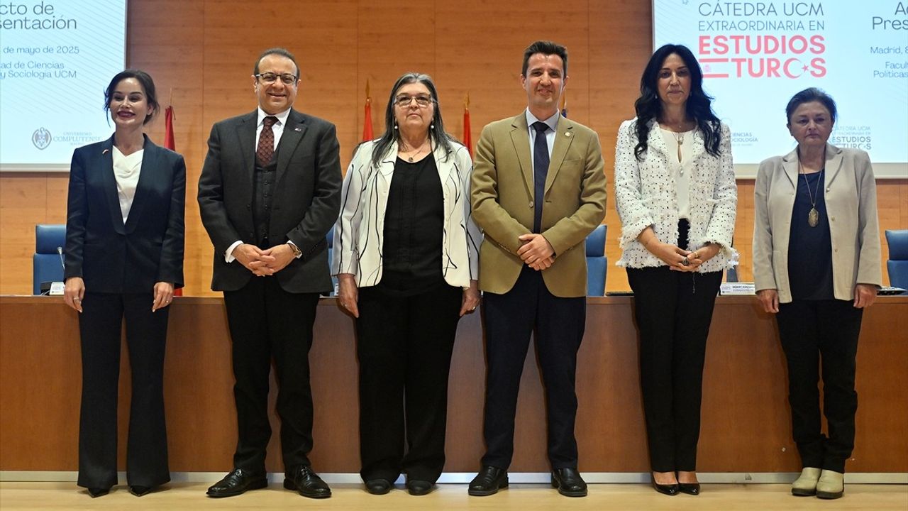 Madrid Complutense Üniversitesi'nde Türkiye Çalışmaları Kürsüsü Açıldı