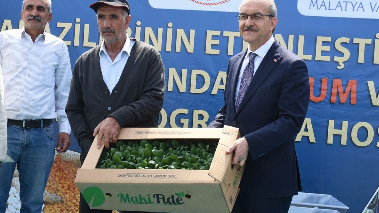 Malatya'da 1.85 Milyon Sebze Fidesi Dağıtımı Başladı